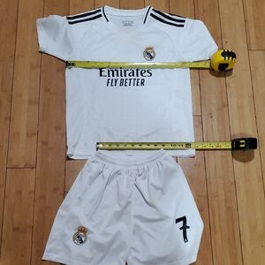 Kids Real Madrid White Matching Set
